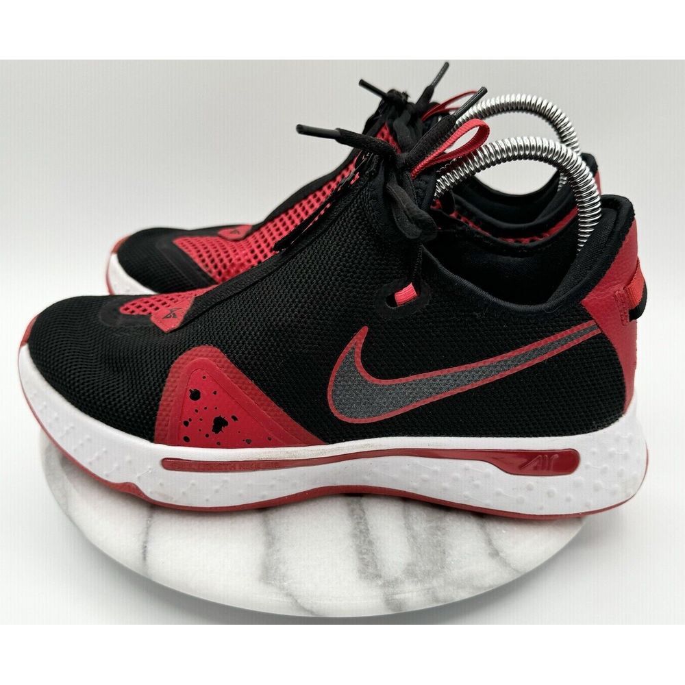 Nike PG 4 CD5079-003 Men's Black Red Paul George Zip Basketball Shoes US 8.5 - Picture 3 of 10